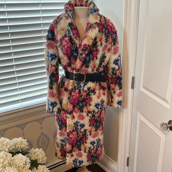 Loewe Multicolor floral Teddy coat size 36 - Picture 1 of 16
